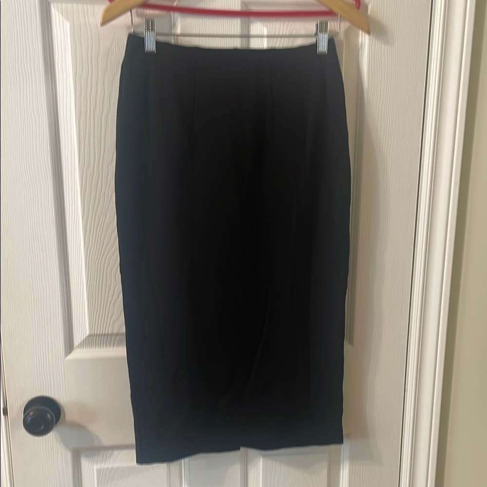 Eileen Fisher Black Midi Pencil Skirt for Work